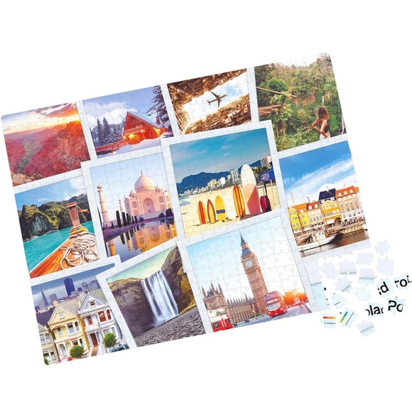 Polaroid, 500-Piece World Traveler Puzzle in 3D Tin Container - Picture 2 of 6